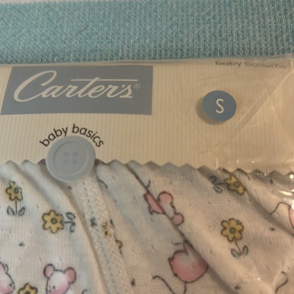 Carter's Baby Bottoms Vintage Cotton Pink Baby Mouse Size Small 0-3 months - Picture 2 of 8